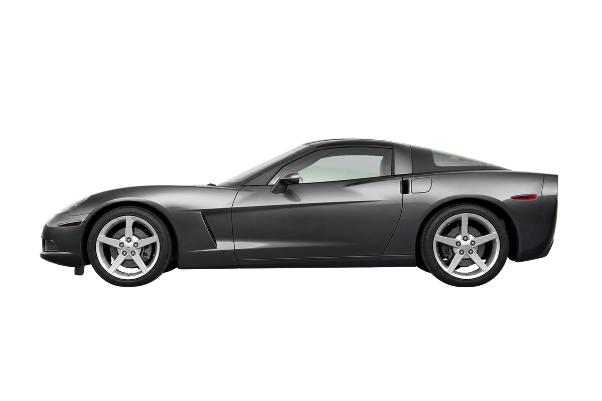 Corvette C6 side profile