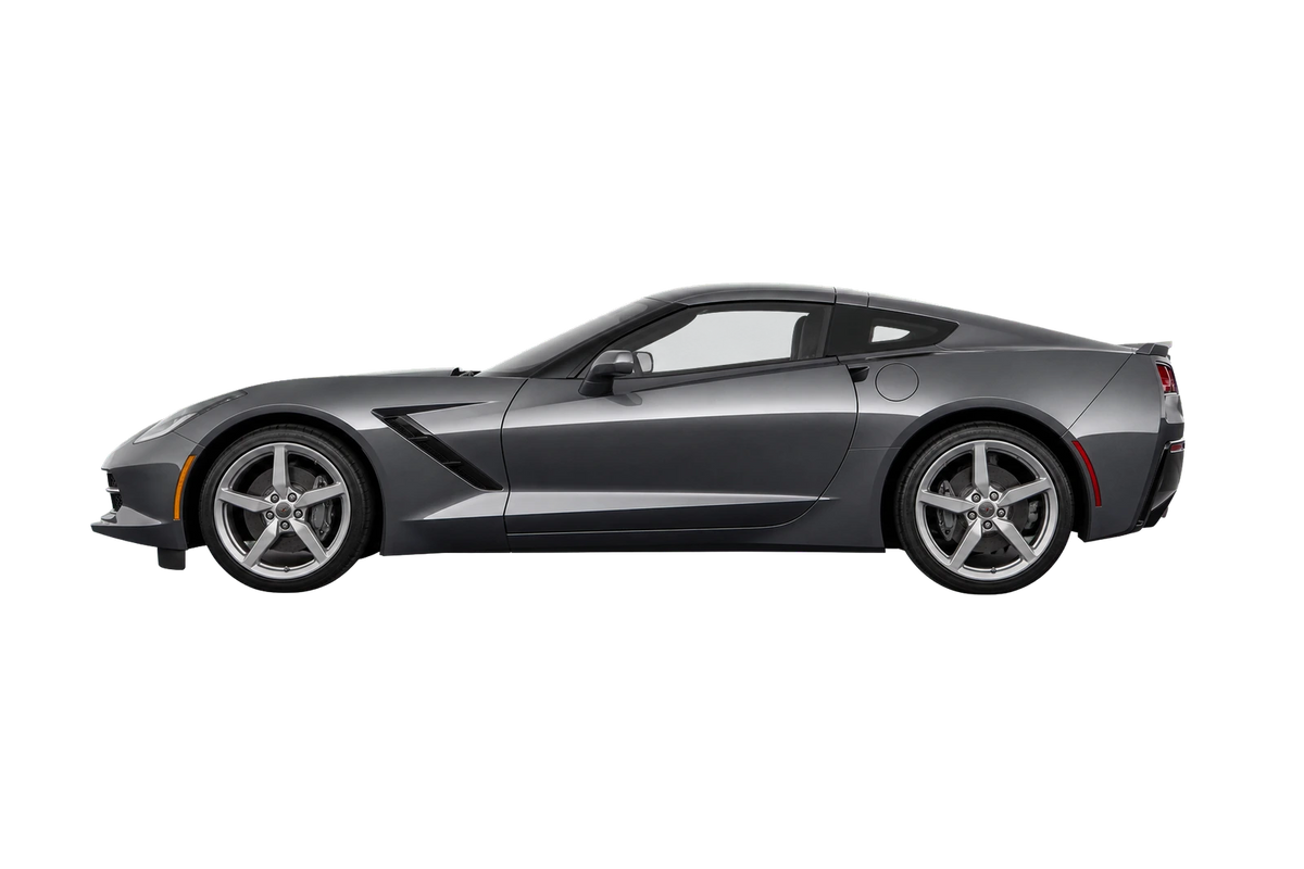 Corvette C7 side profile