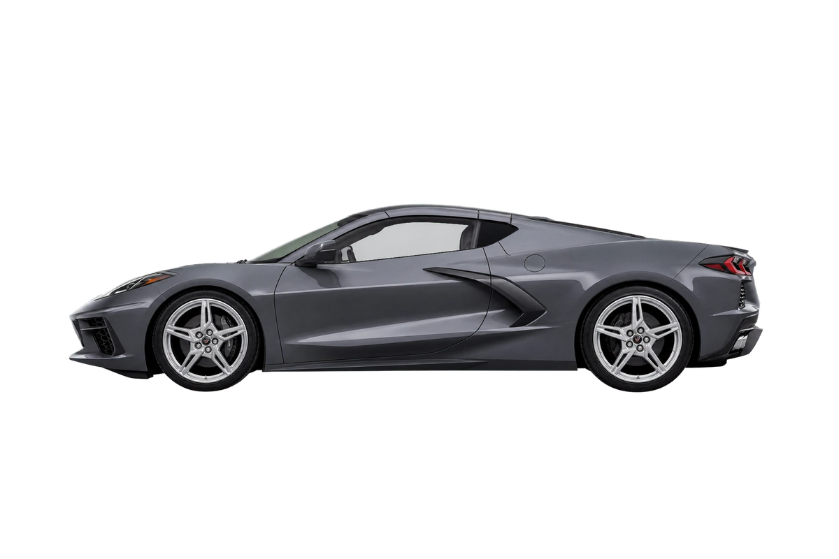 Corvette C8 side profile
