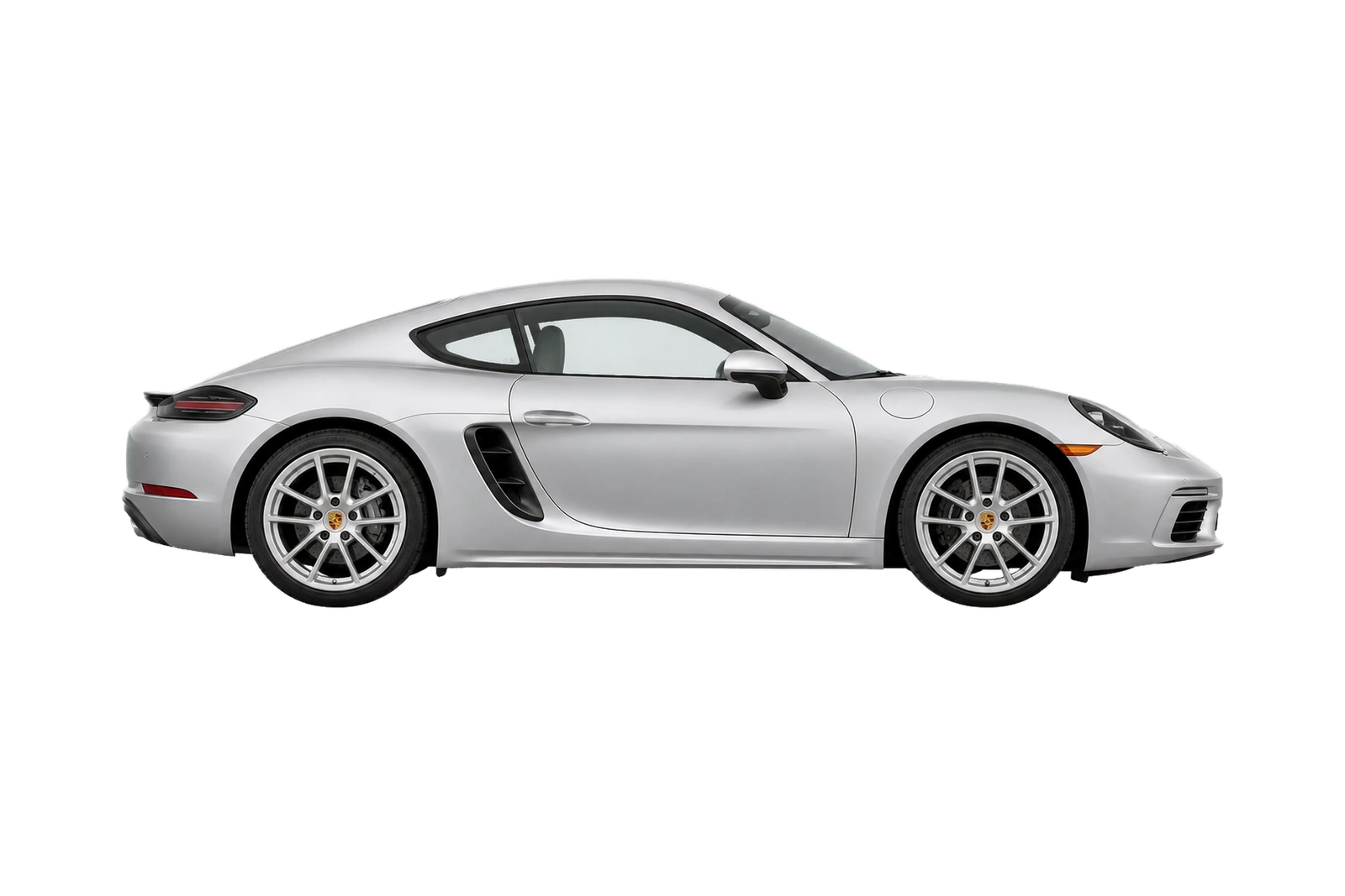 Porsche 718 Boxster and Cayman side profile