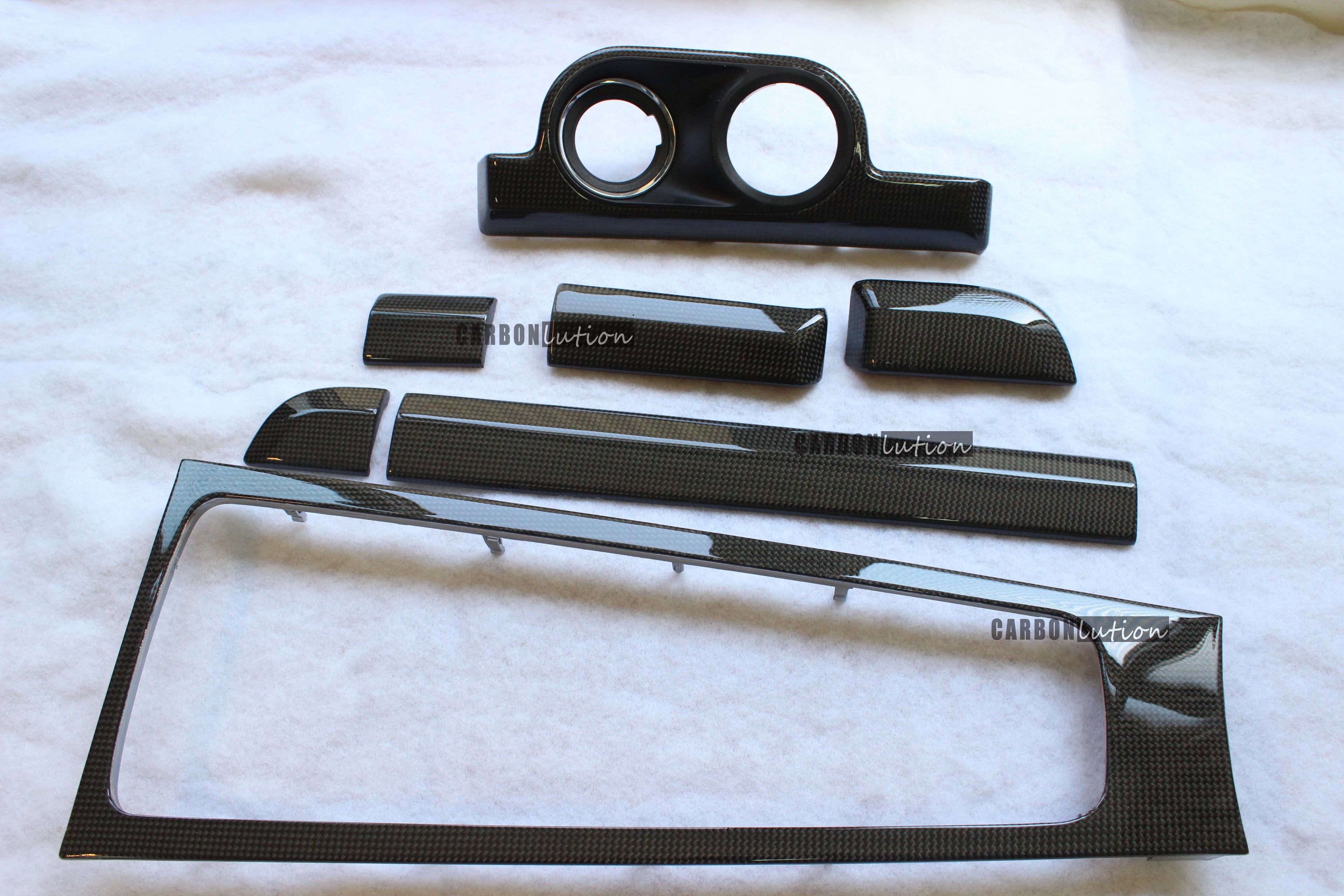 Carbon dash trim set for Porsche 981 991 718
