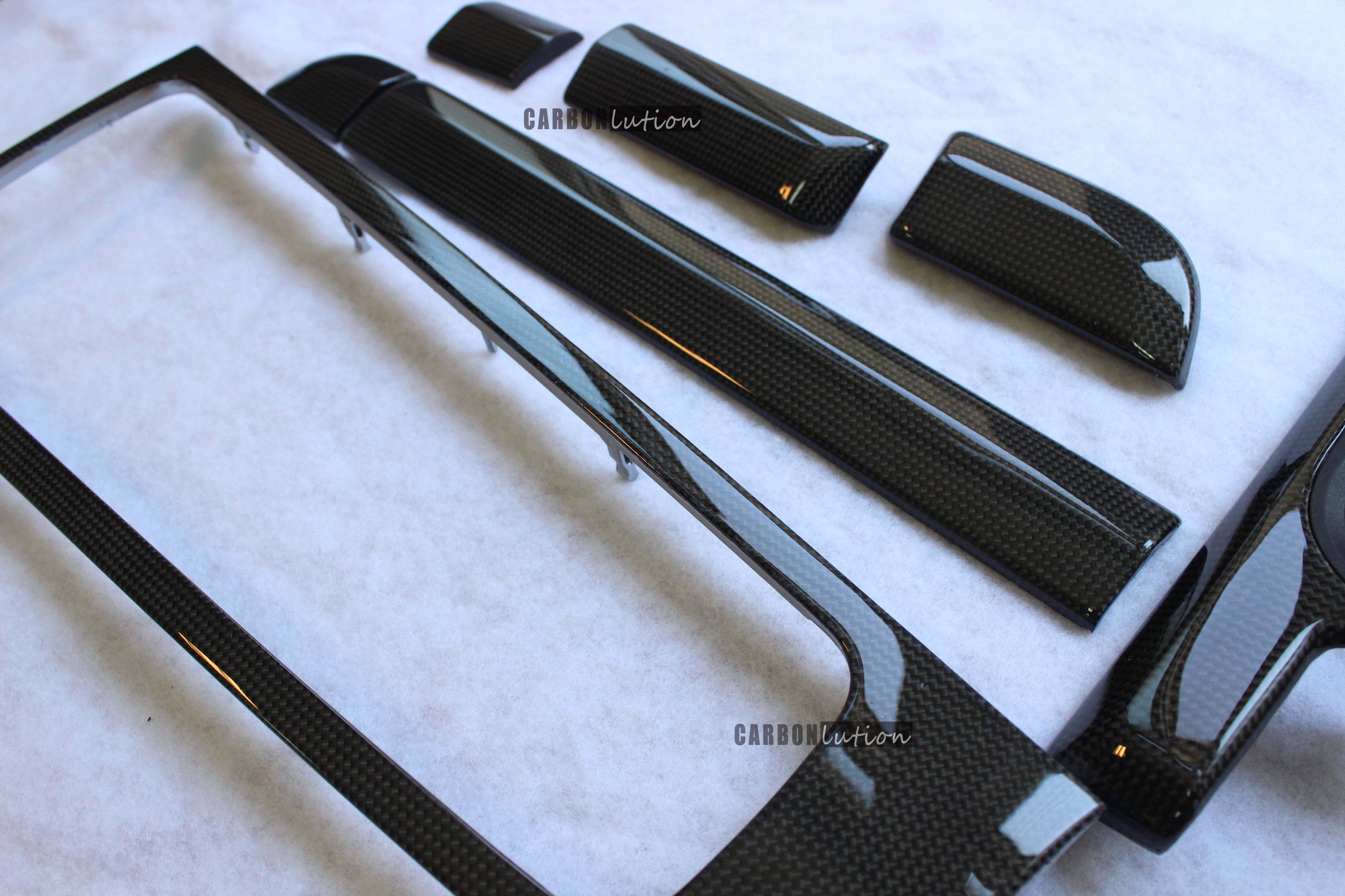 Carbon dash trim set for Porsche 981 991 718