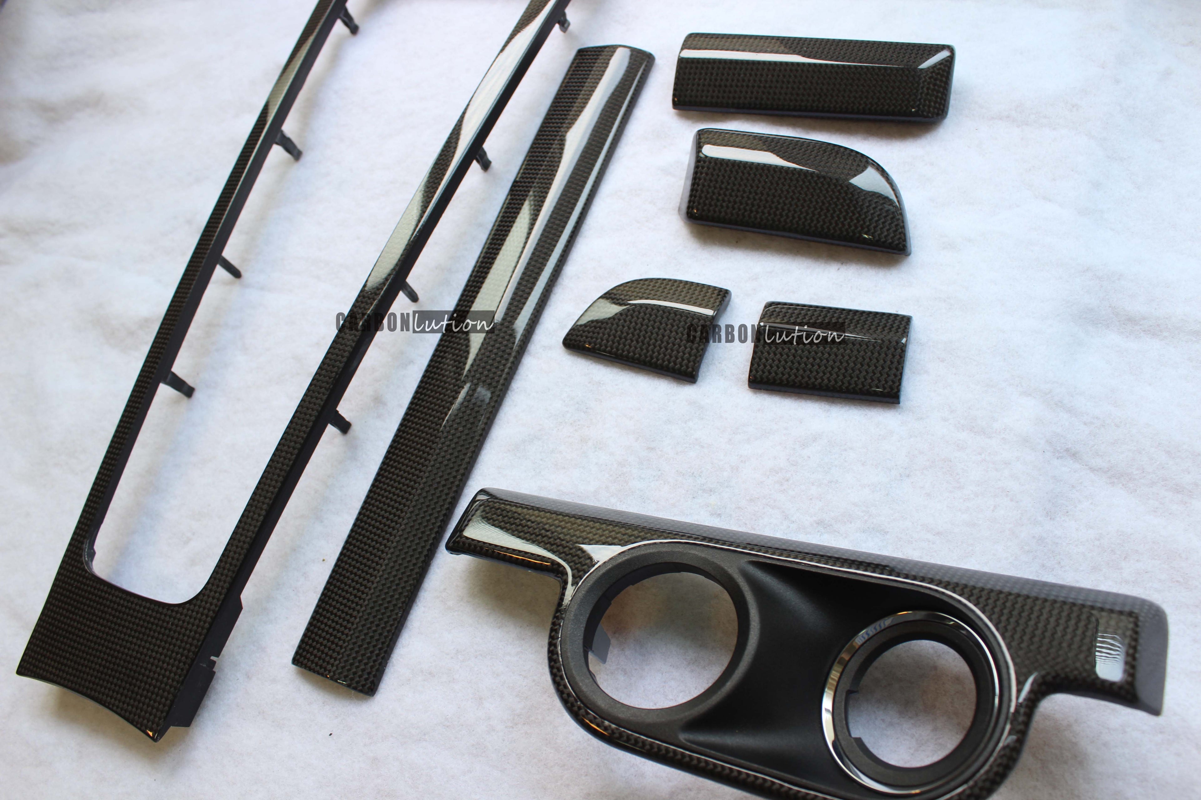 Carbon dash trim set for Porsche 981 991 718