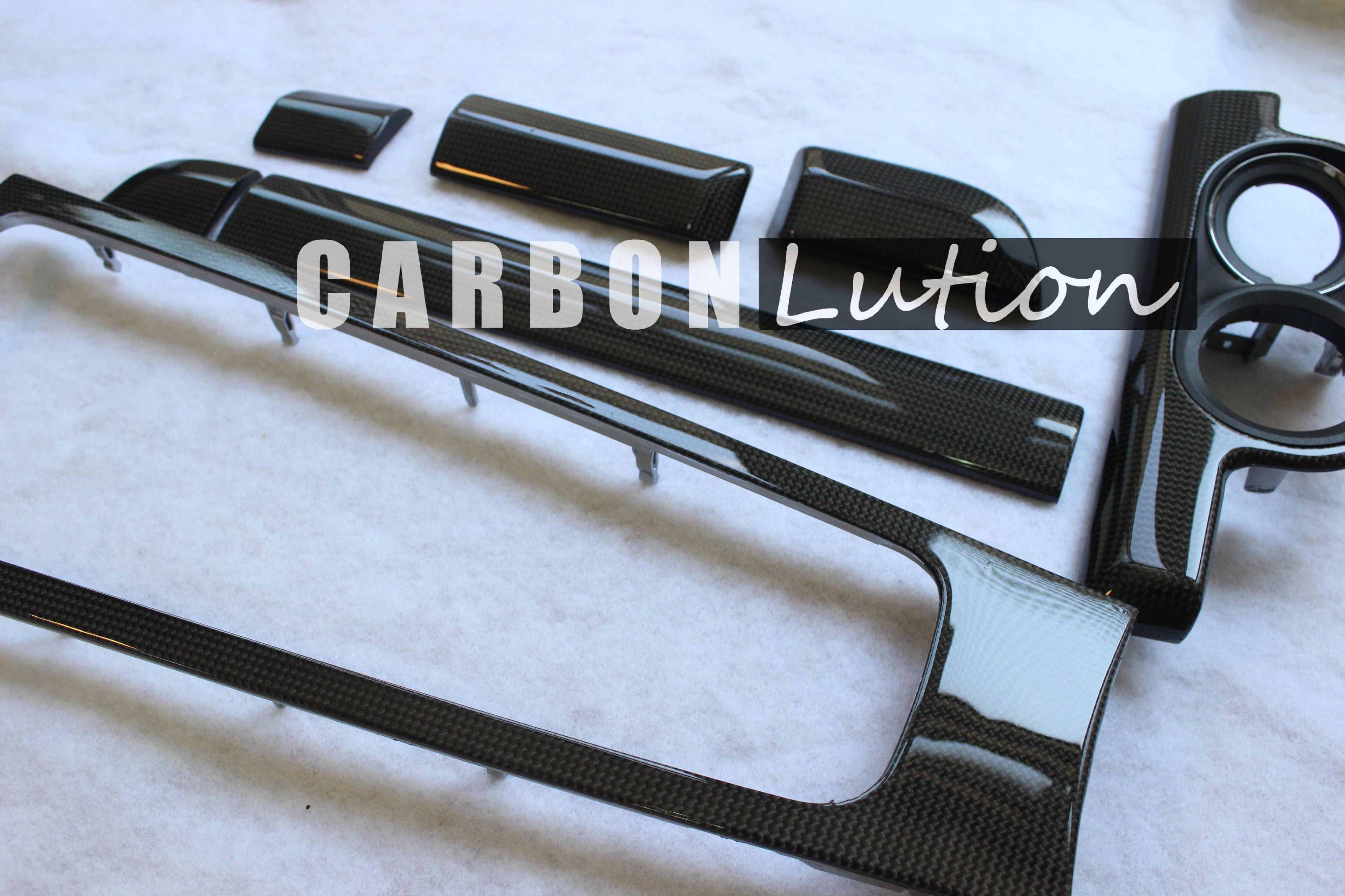 Carbon dash trim set for Porsche 981 991 718