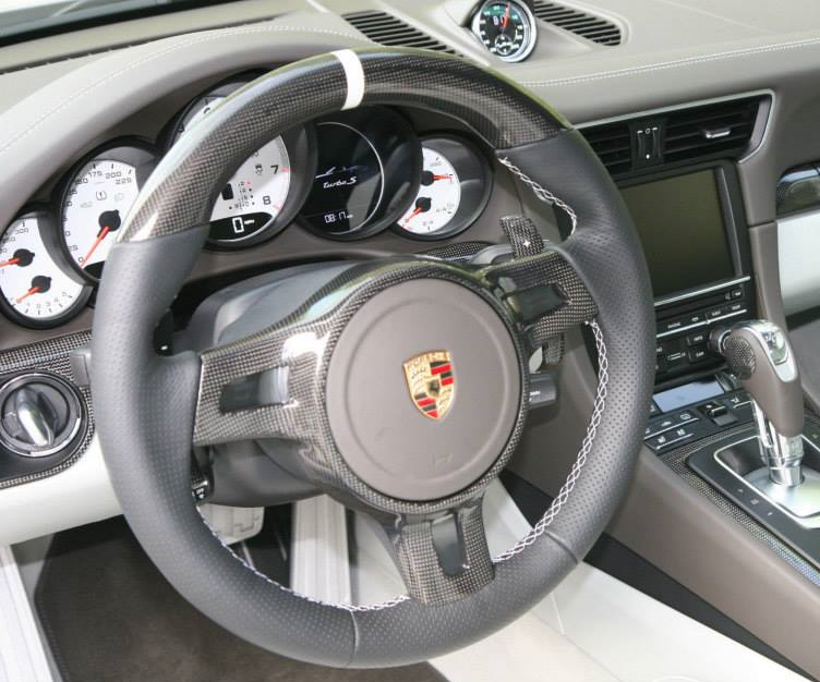 Sport peddle steering wheel bezel
