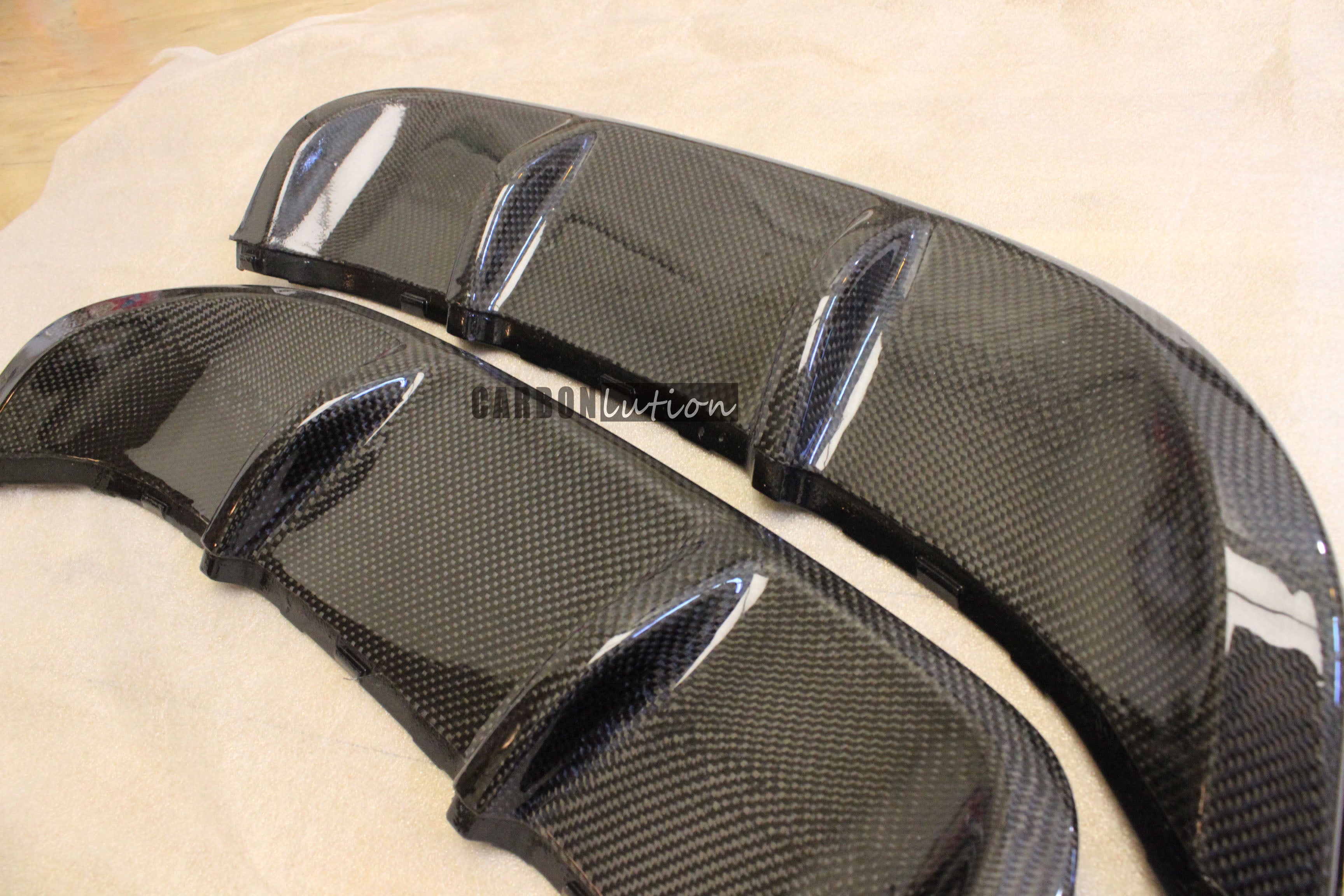 987.2 Boxster carbon fiber rear bumper diffuser