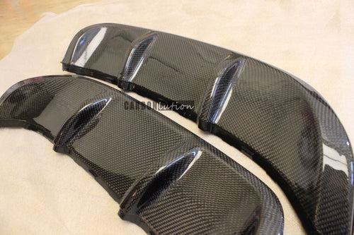 987.2 Boxster carbon fiber rear bumper diffuser