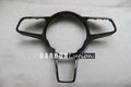 Carbon fiber sport steering wheel bezel for Porsche 991 981 718
