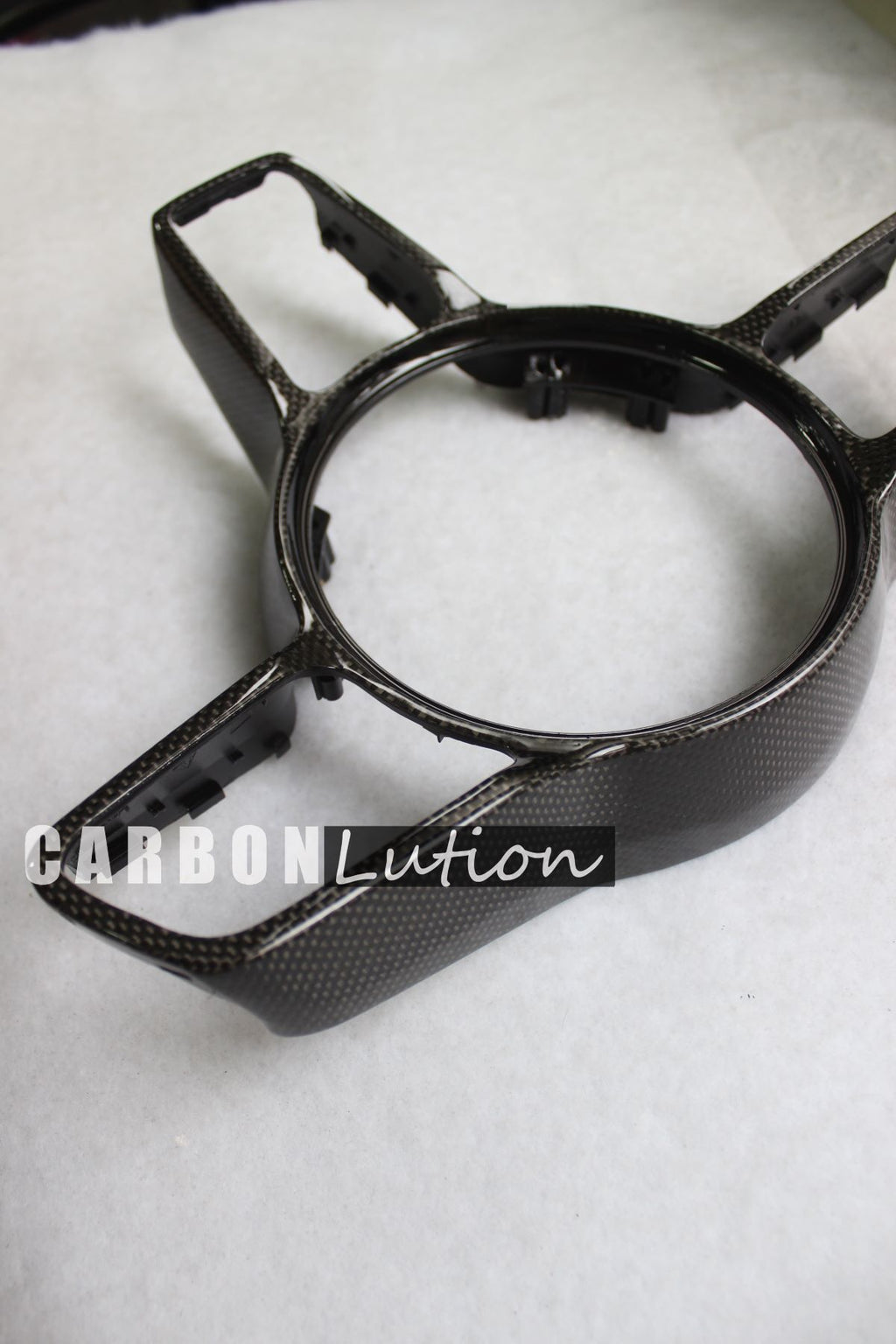 Carbon fiber sport steering wheel bezel for Porsche 991 981 718