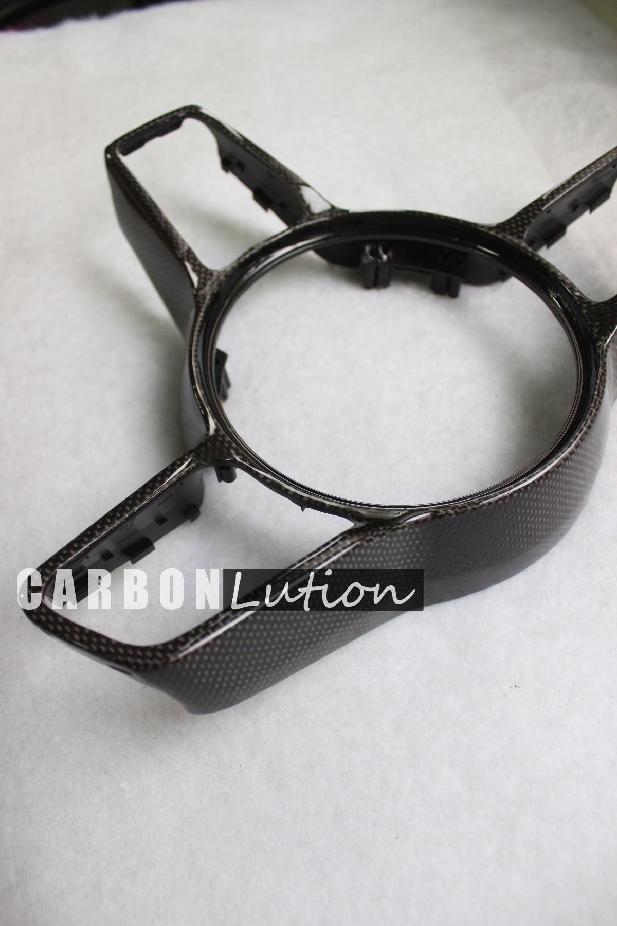 Carbon fiber sport steering wheel bezel for Porsche 991 981 718