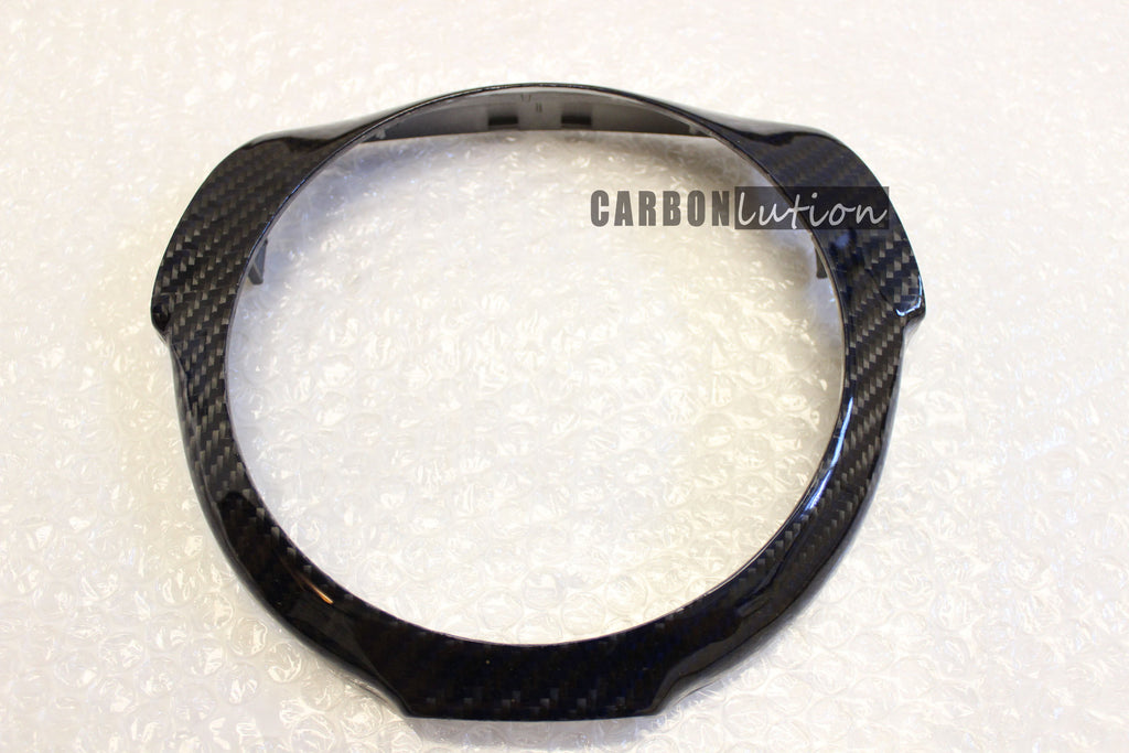 Carbon fiber sport steering wheel trim