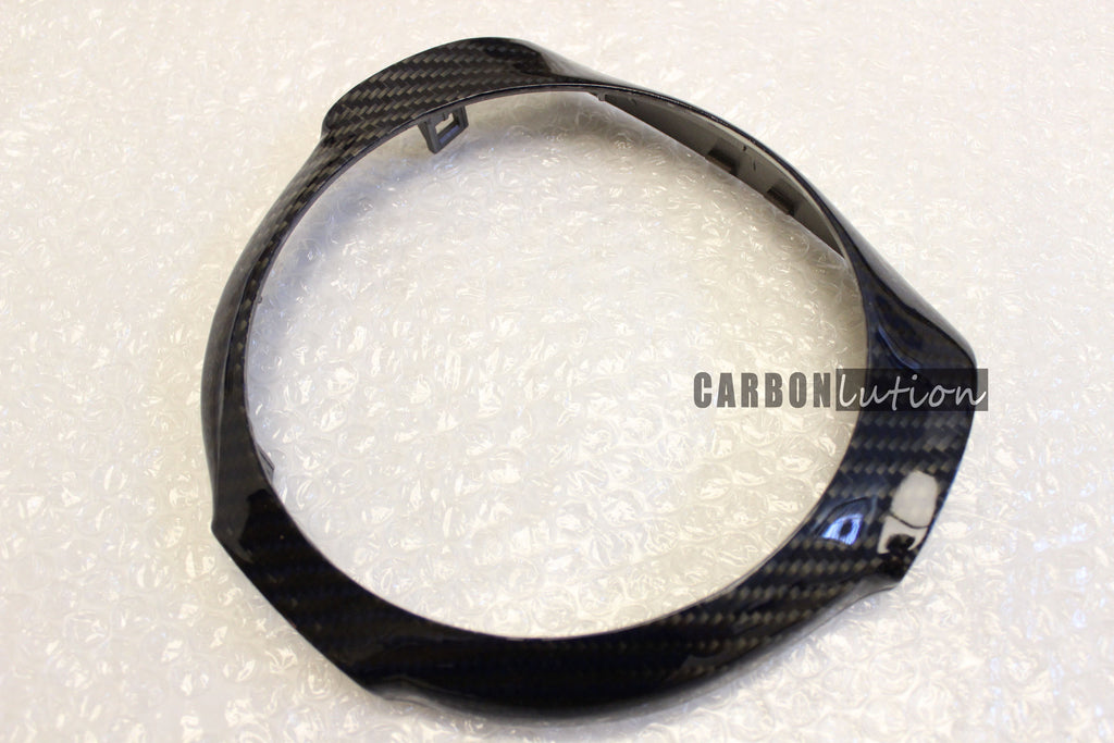 Carbon fiber sport steering wheel trim