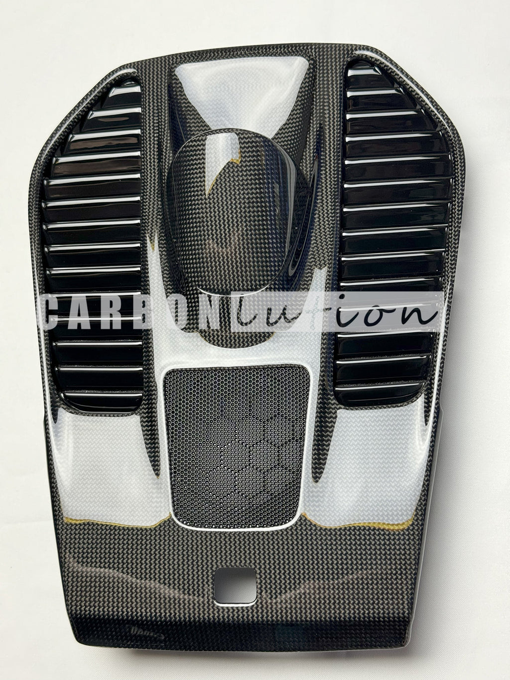 Carbon upper dash trim