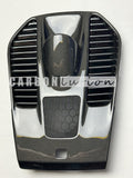 Carbon upper dash trim