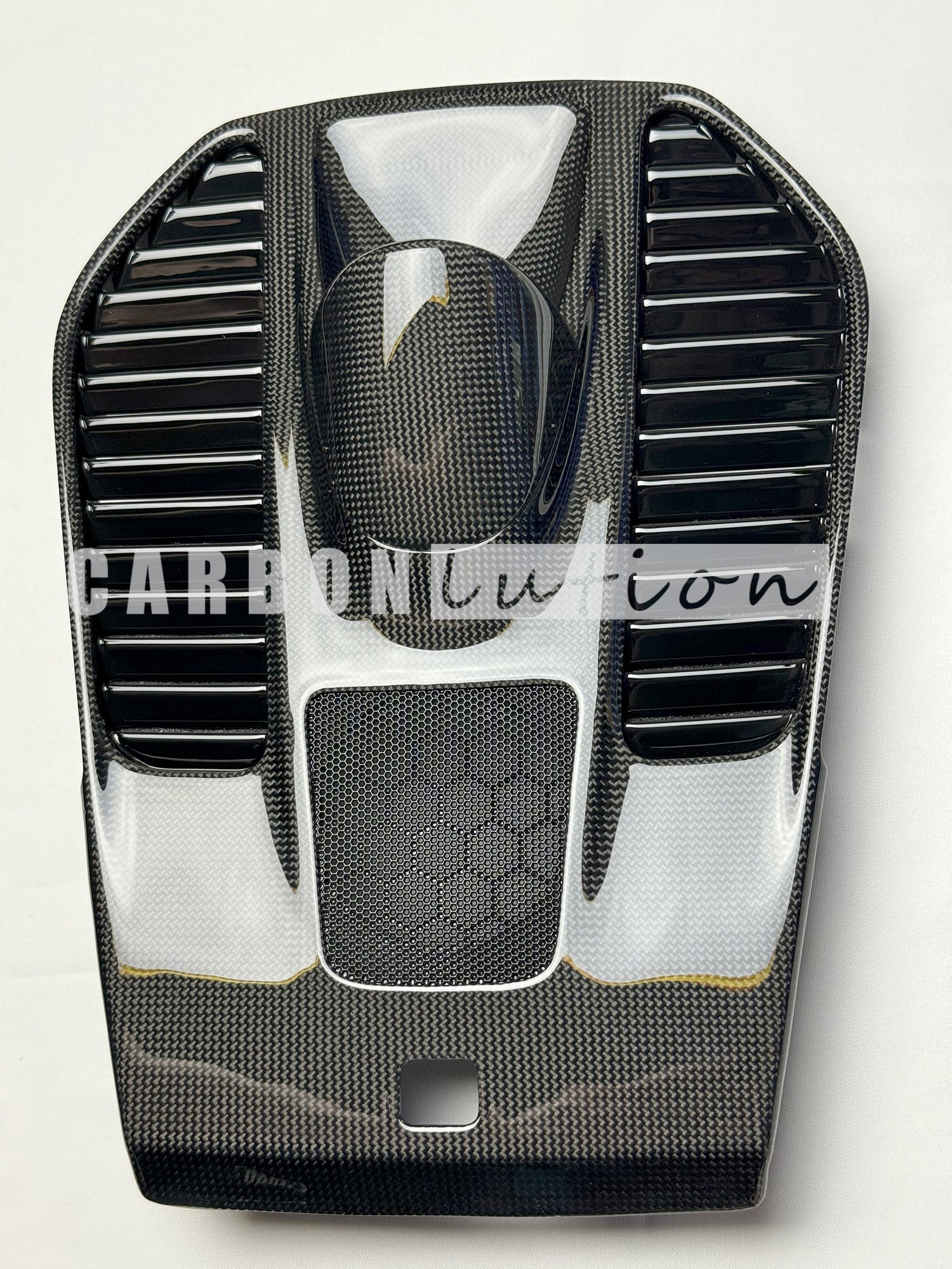 Carbon upper dash trim