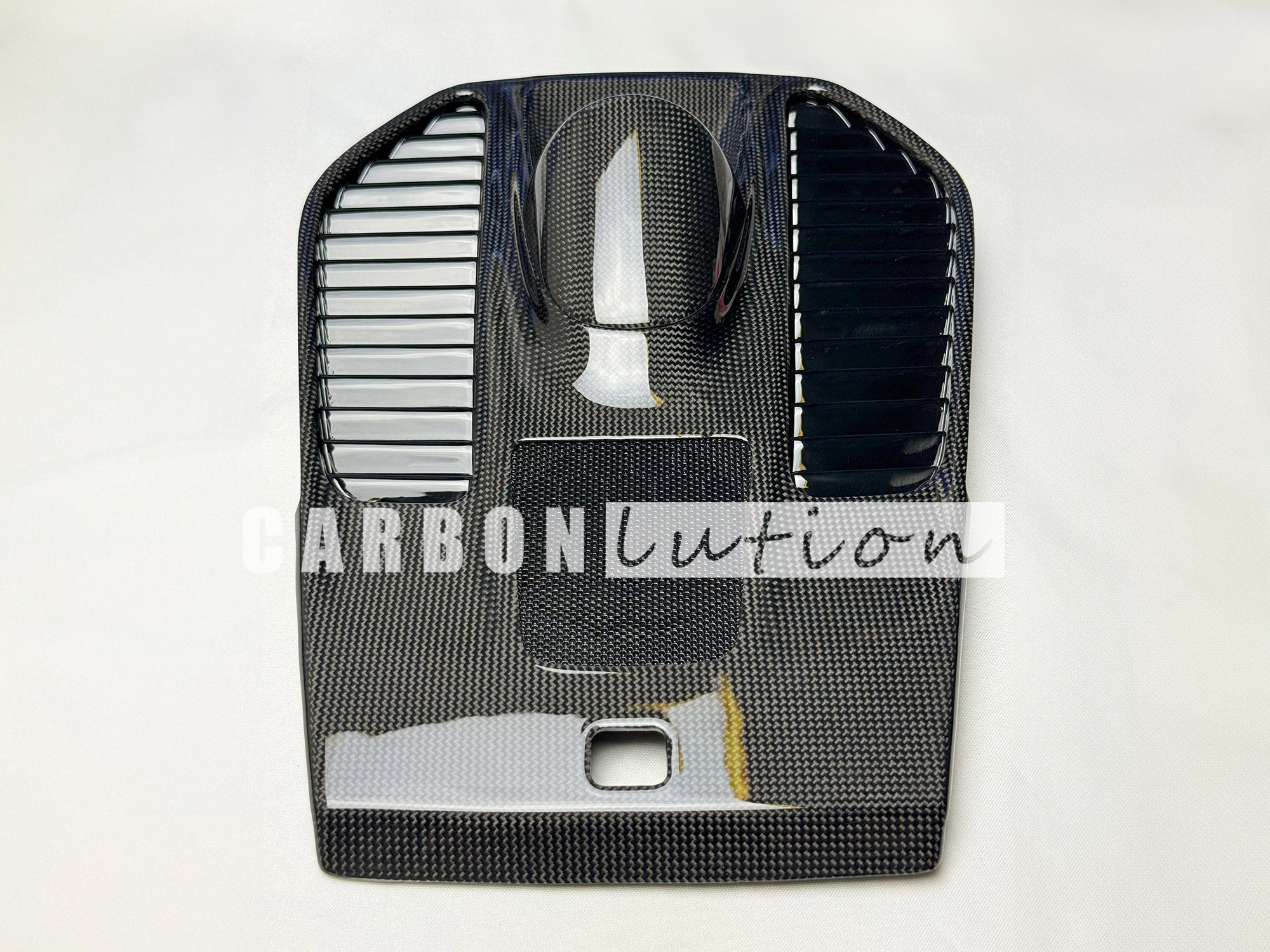 Carbon upper dash trim