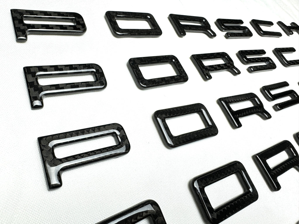 Carbon badges 986