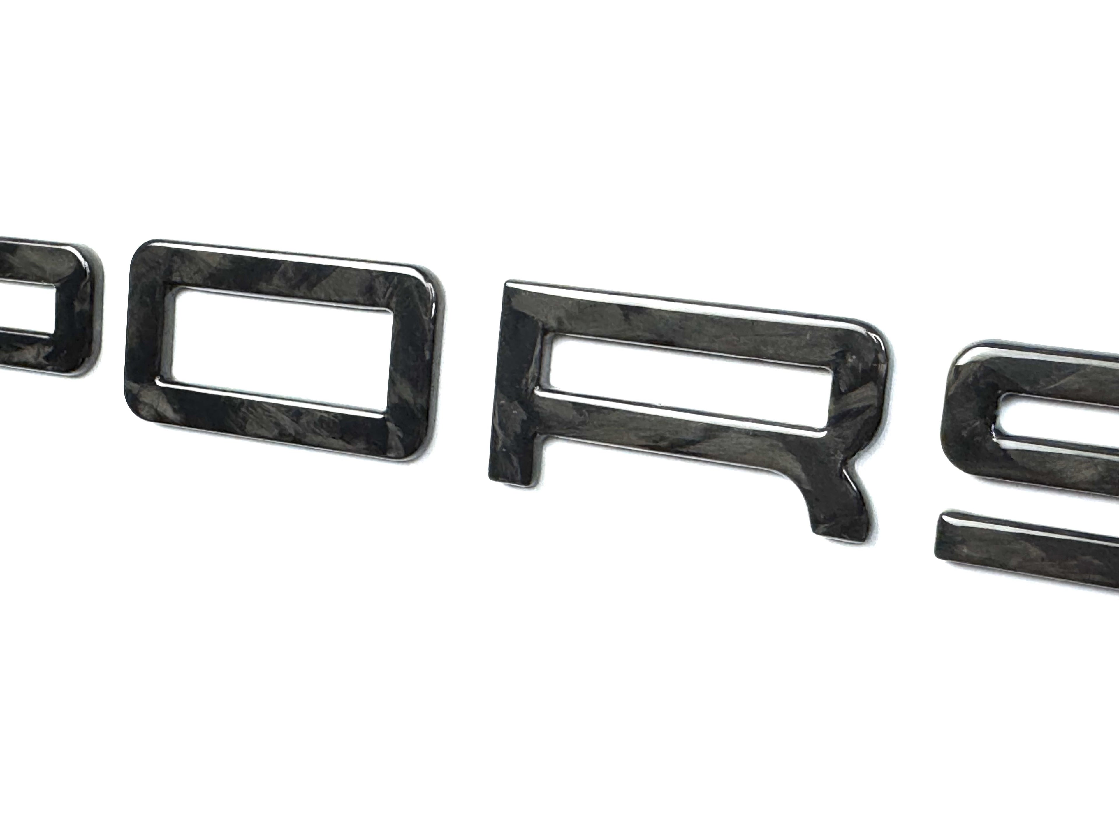 "PORSCHE" Carbon badges 992