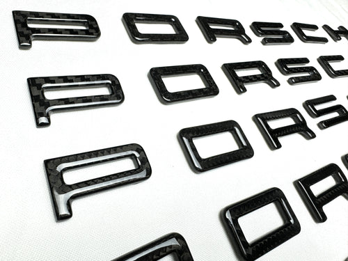 "PORSCHE" Carbon badges 992