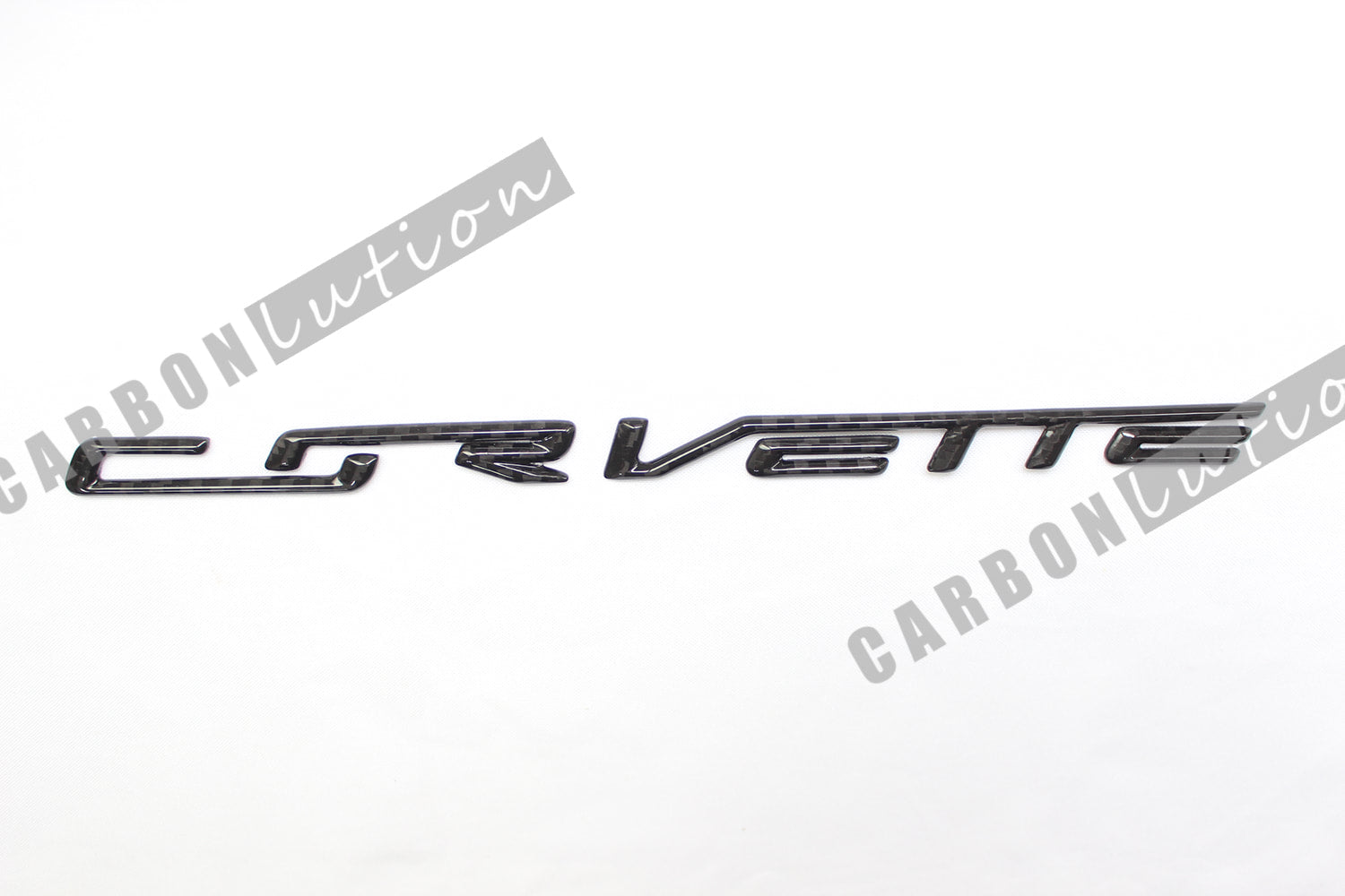 Corvette C7 carbon fiber emblem badges