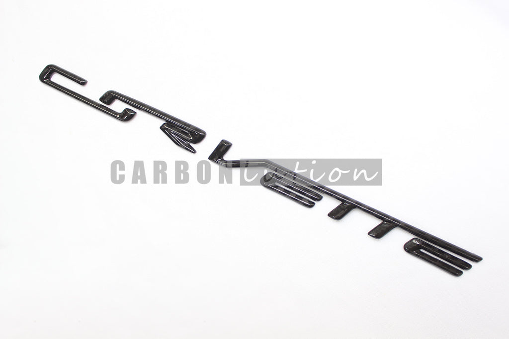 Corvette C7 carbon fiber emblem badges