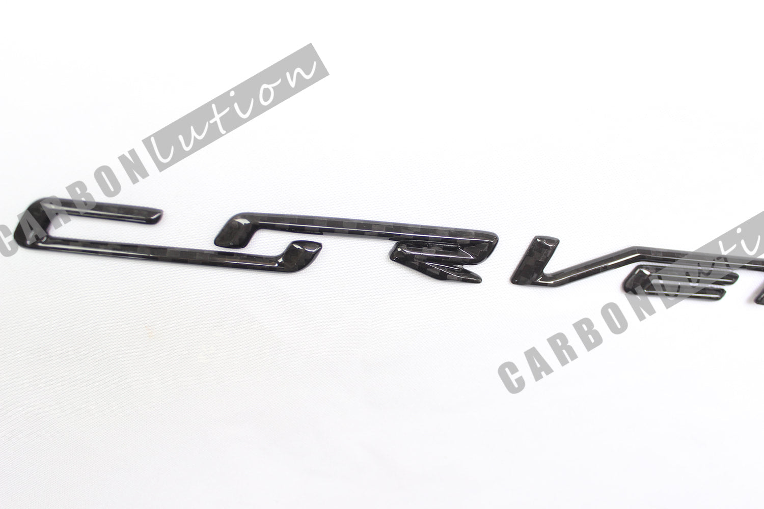 Corvette C7 carbon fiber emblem badges