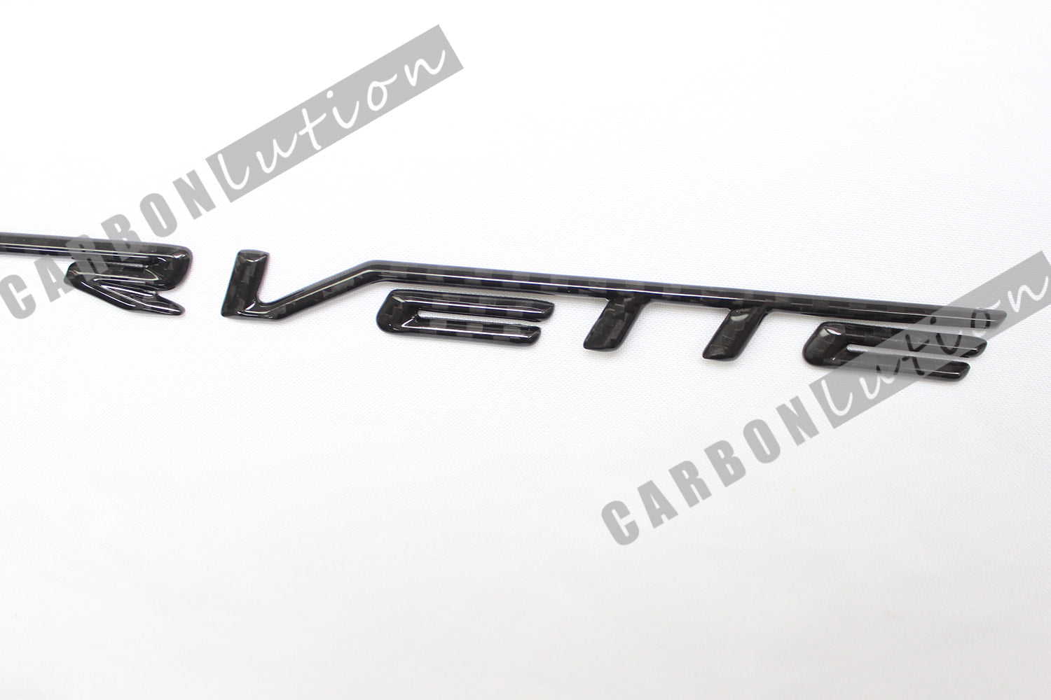 Corvette C7 carbon fiber emblem badges