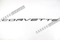 Corvette C8 carbon fiber emblem badges