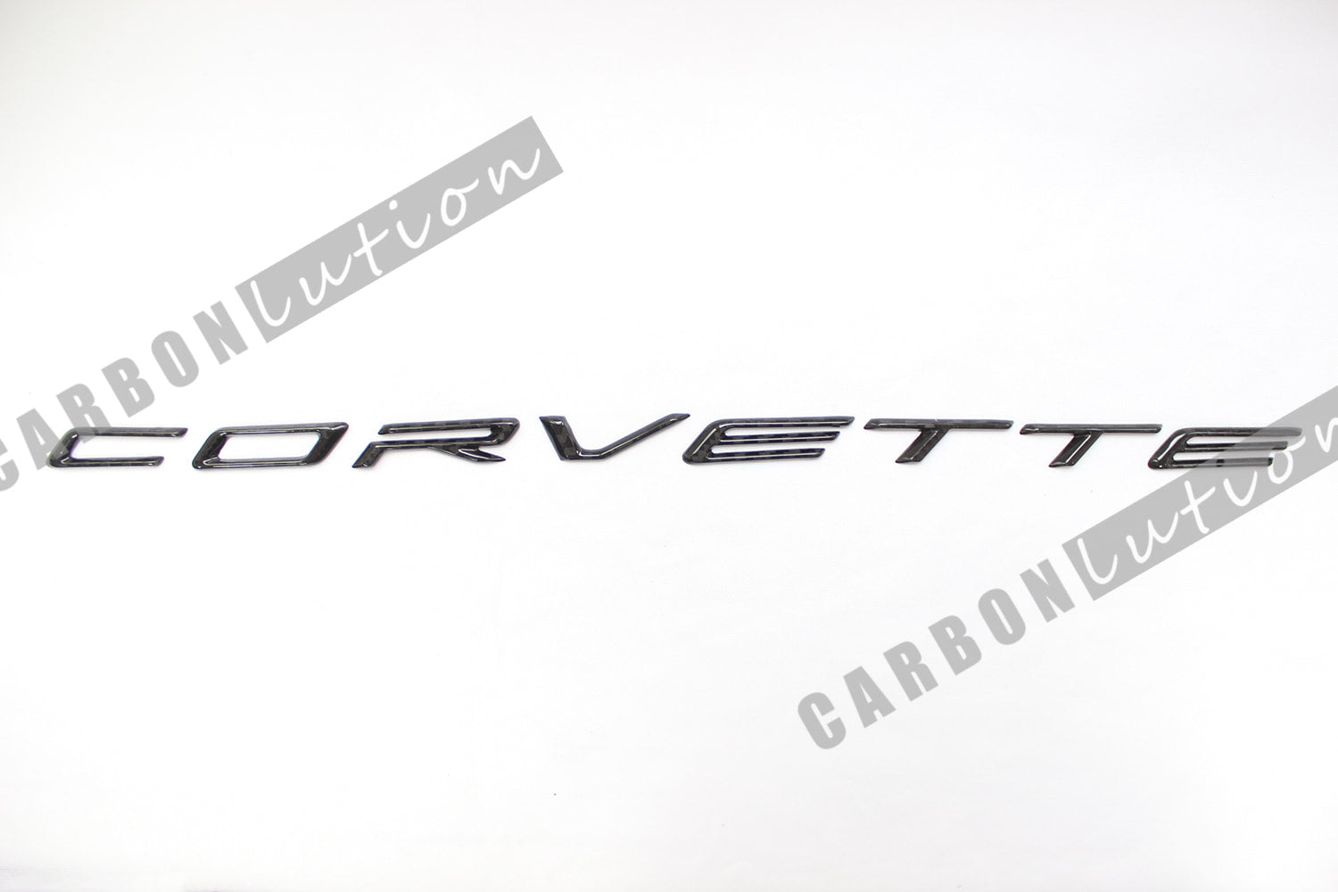 Corvette C8 carbon fiber emblem badges