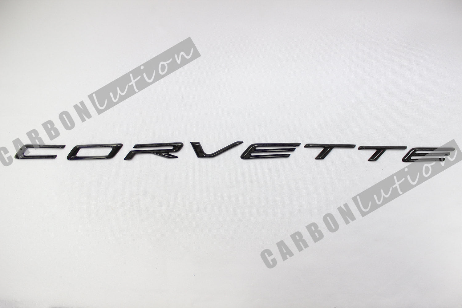 Corvette C8 carbon fiber emblem badges