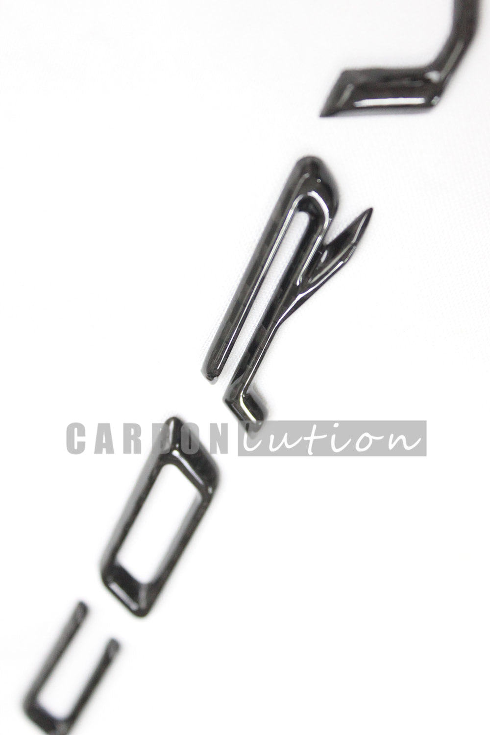 Corvette C8 carbon fiber emblem badges