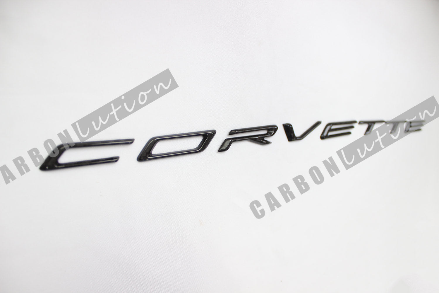 Corvette C8 carbon fiber emblem badges
