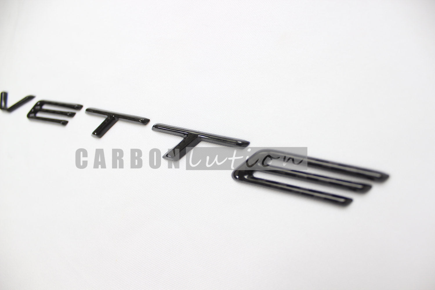 Corvette C8 carbon fiber emblem badges