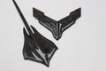 C8 Forged carbon emblem