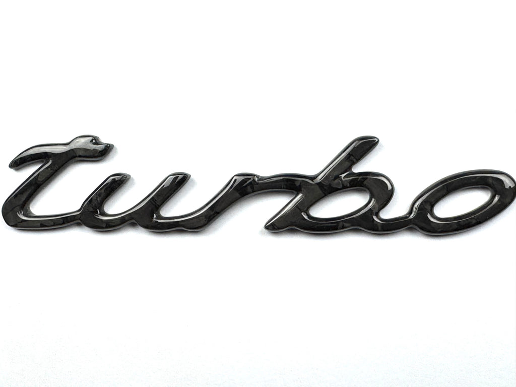 997 "Turbo" Carbon fiber badge