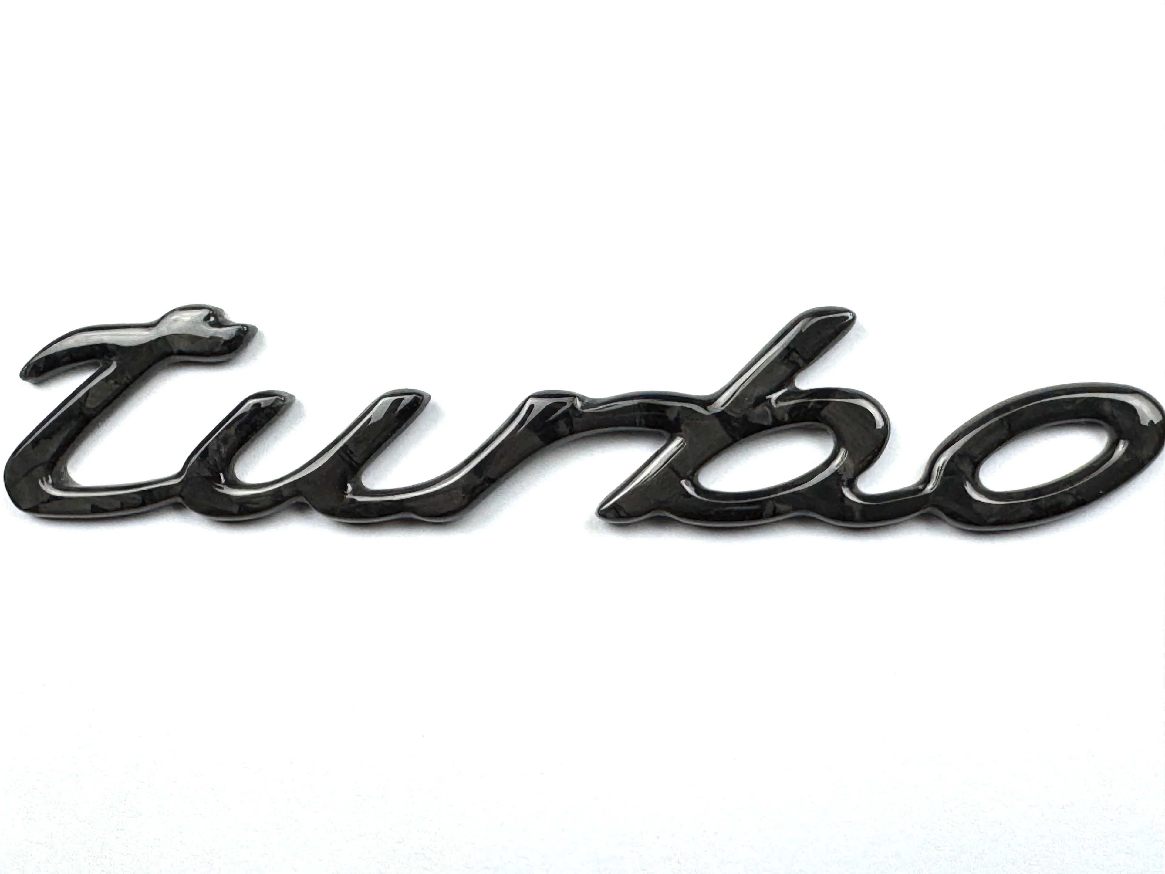 997 "Turbo" Carbon fiber badge