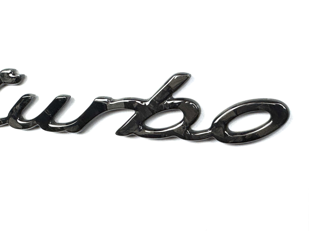 997 "Turbo" Carbon fiber badge