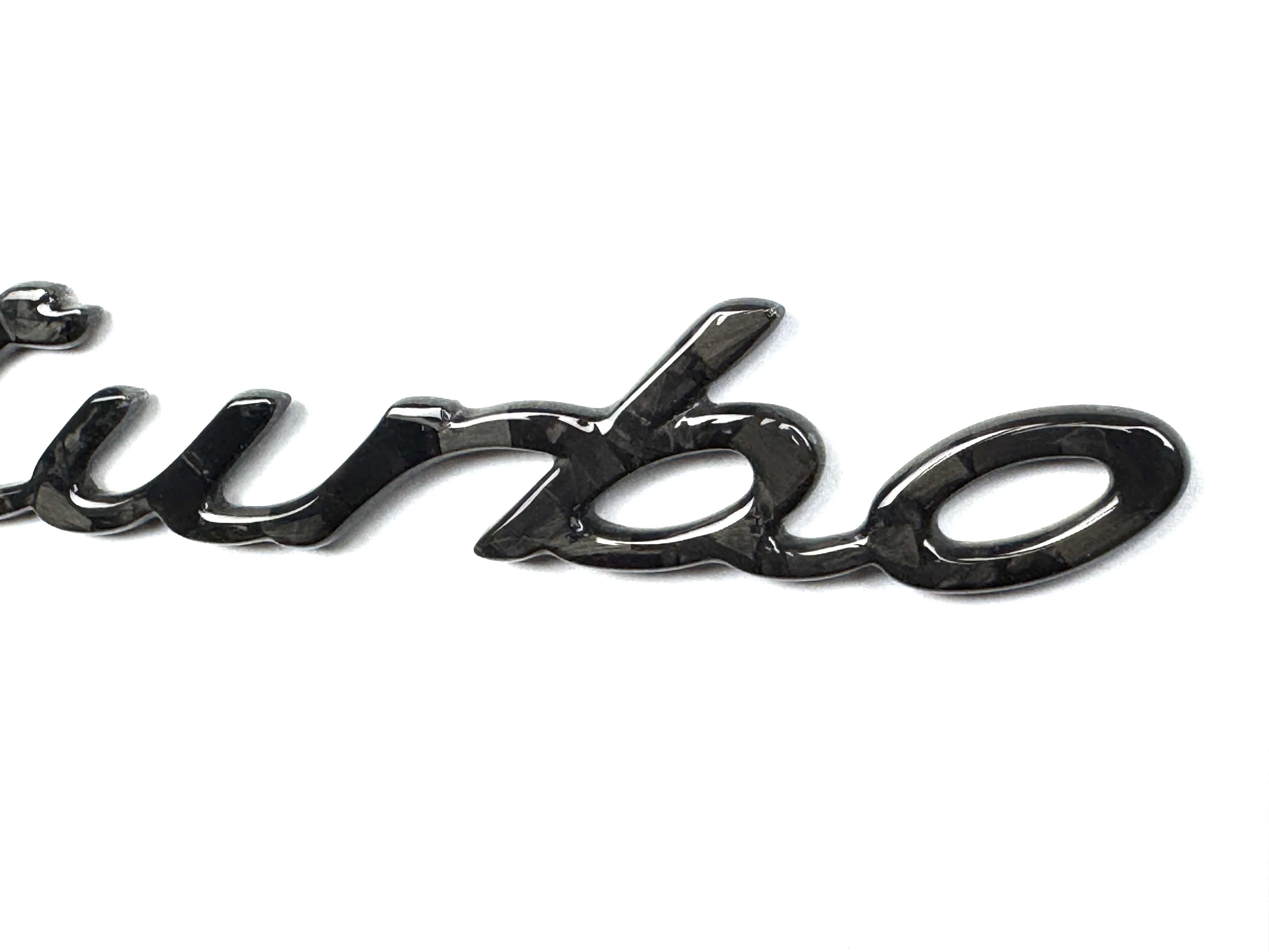 997 "Turbo" Carbon fiber badge