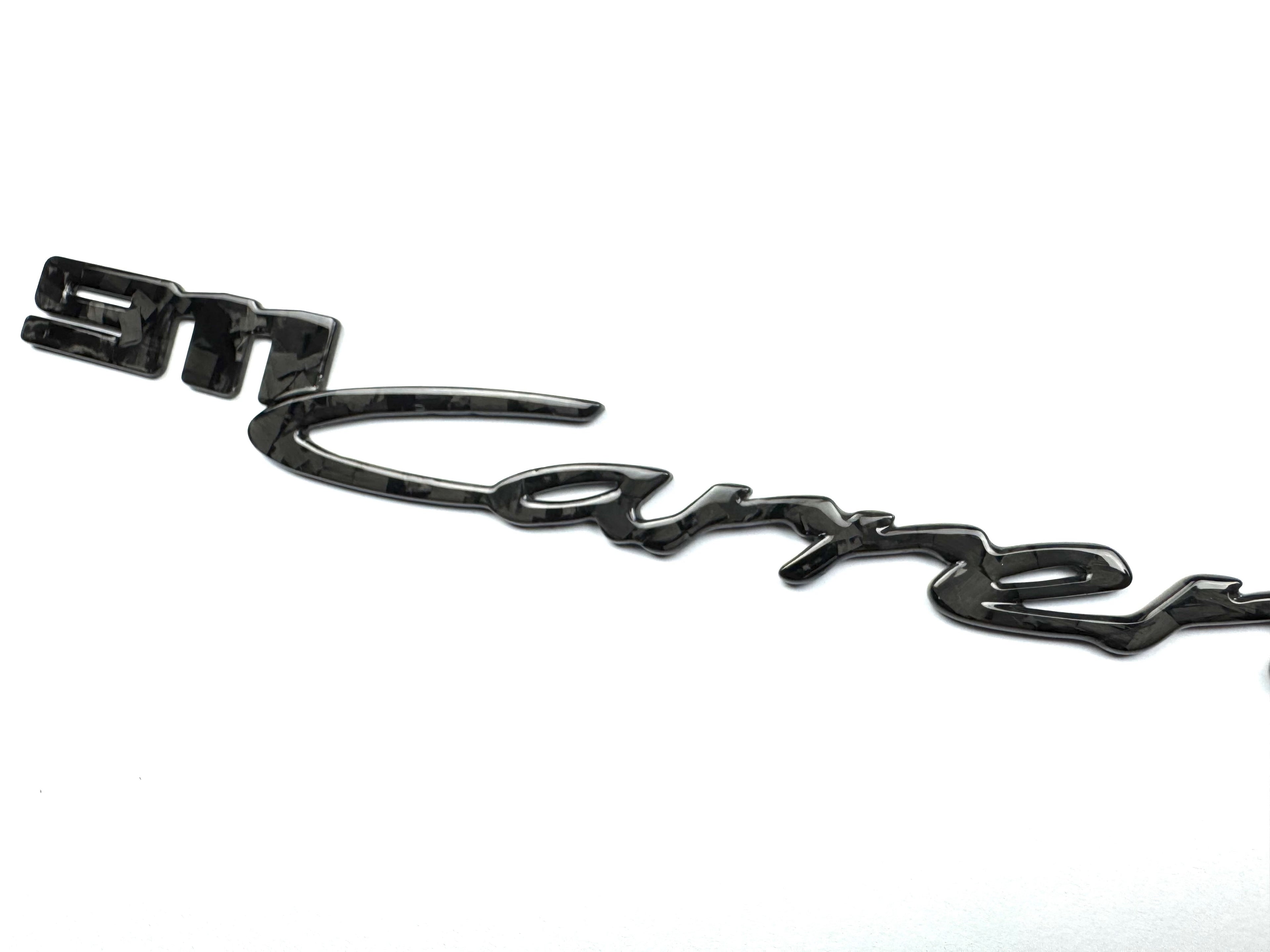 992 "911Carrera" Carbon fiber badge