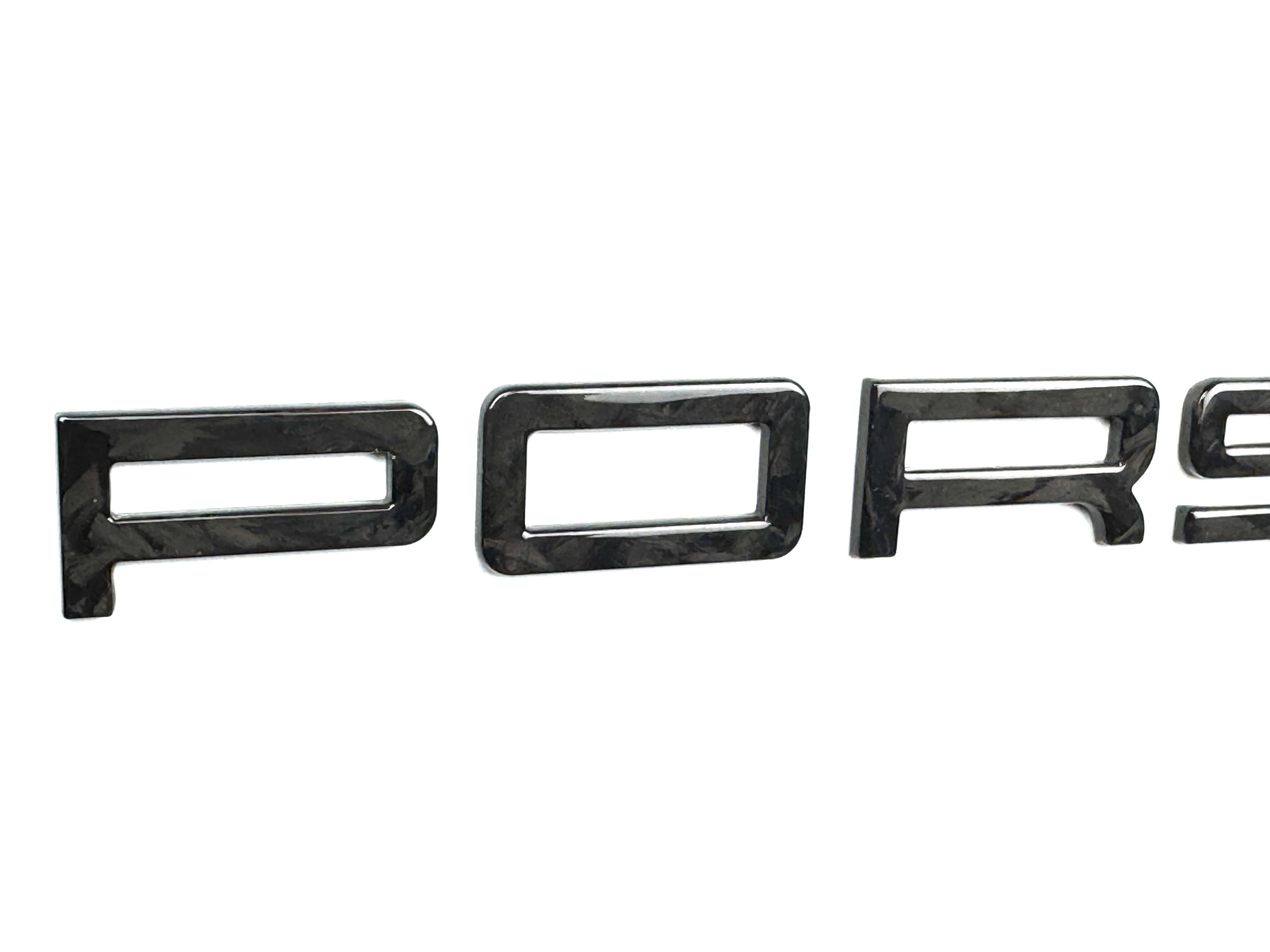 "PORSCHE" Carbon badges for Cayenne