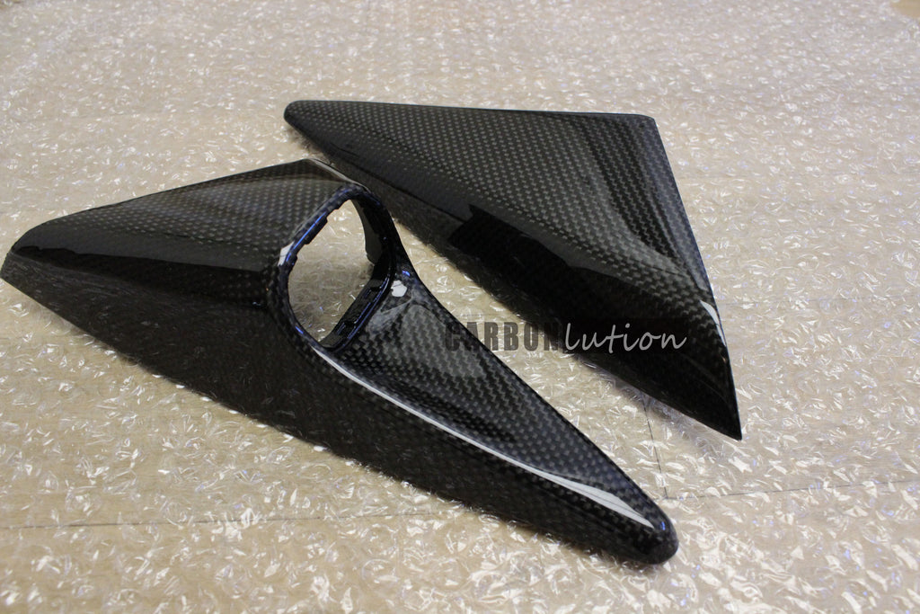 Carbon fiber mirror switch trim