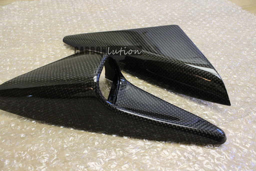 Carbon fiber mirror switch trim