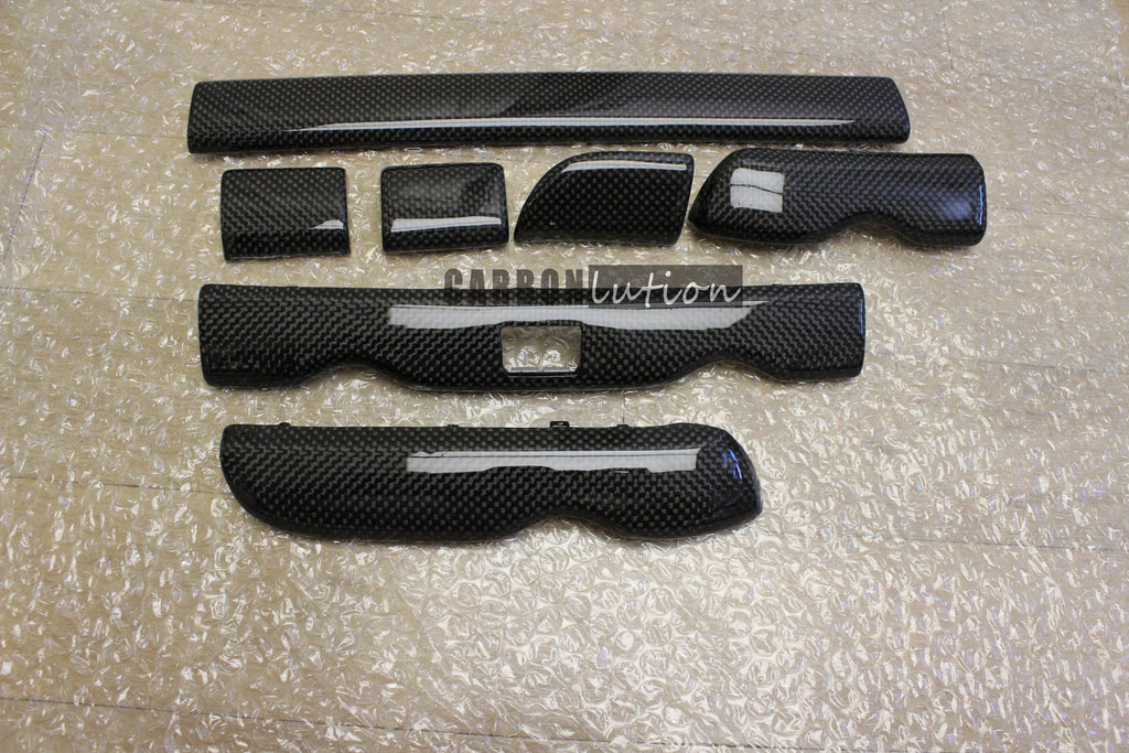 987 carbon fiber dash trim set