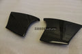 Carbon fiber center console rear trim