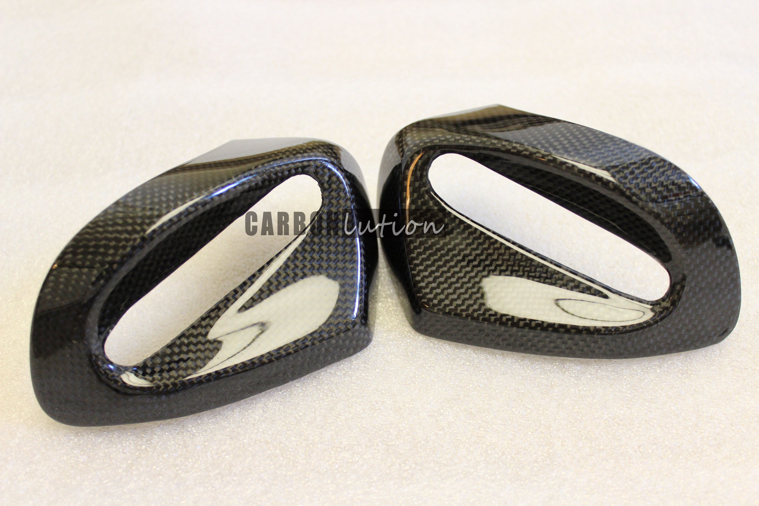 997 carbon fiber seat belt trim for cabriolet