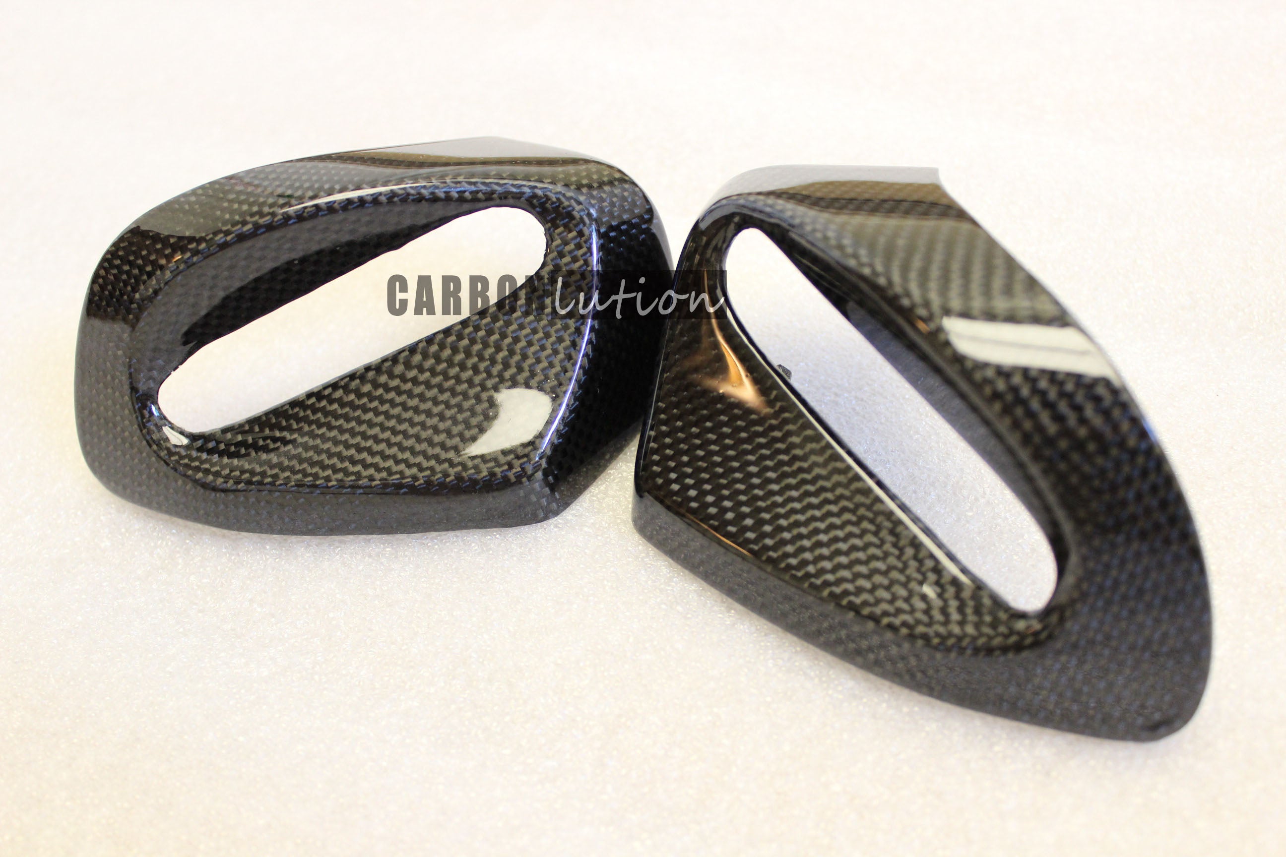 997 carbon fiber seat belt trim for cabriolet