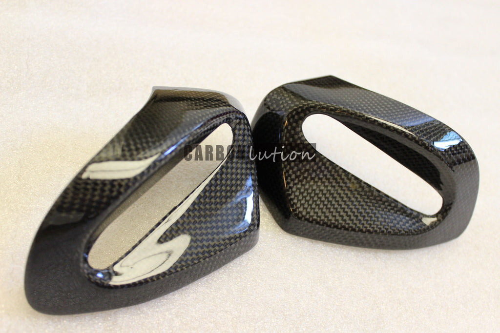 997 carbon fiber seat belt trim for cabriolet