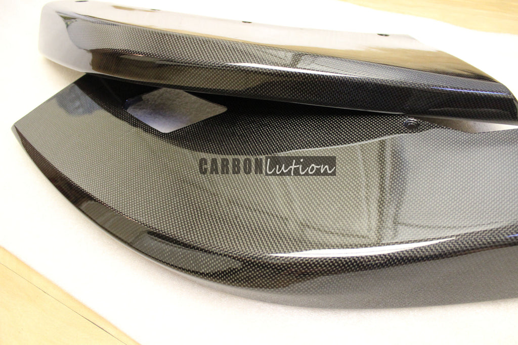 Boxster spyder carbon fiber front splitter