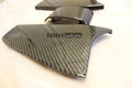 Carbon fiber center console rear trim