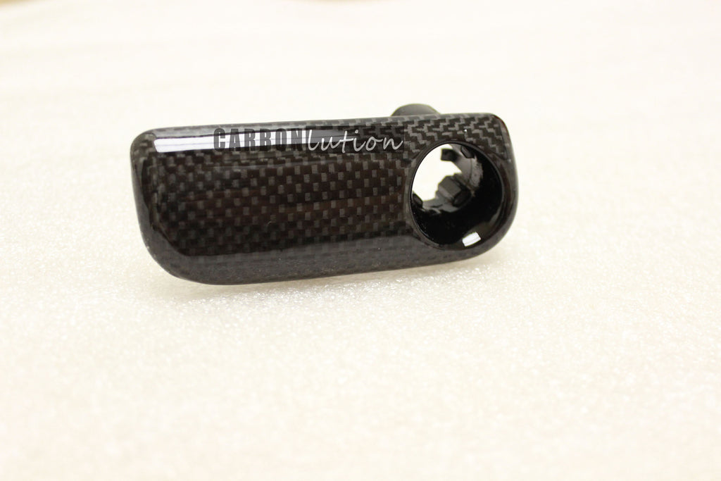 Carbon fiber glove box handle